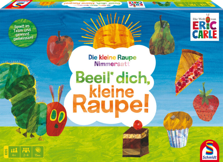 Lizenzneuheit „Beeil‘ dich, kleine Raupe!“