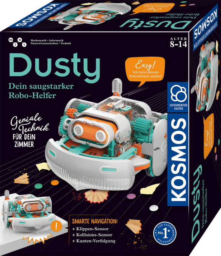 Experimentierkasten „Dusty“ – Der saugstarke Robo-Helfer