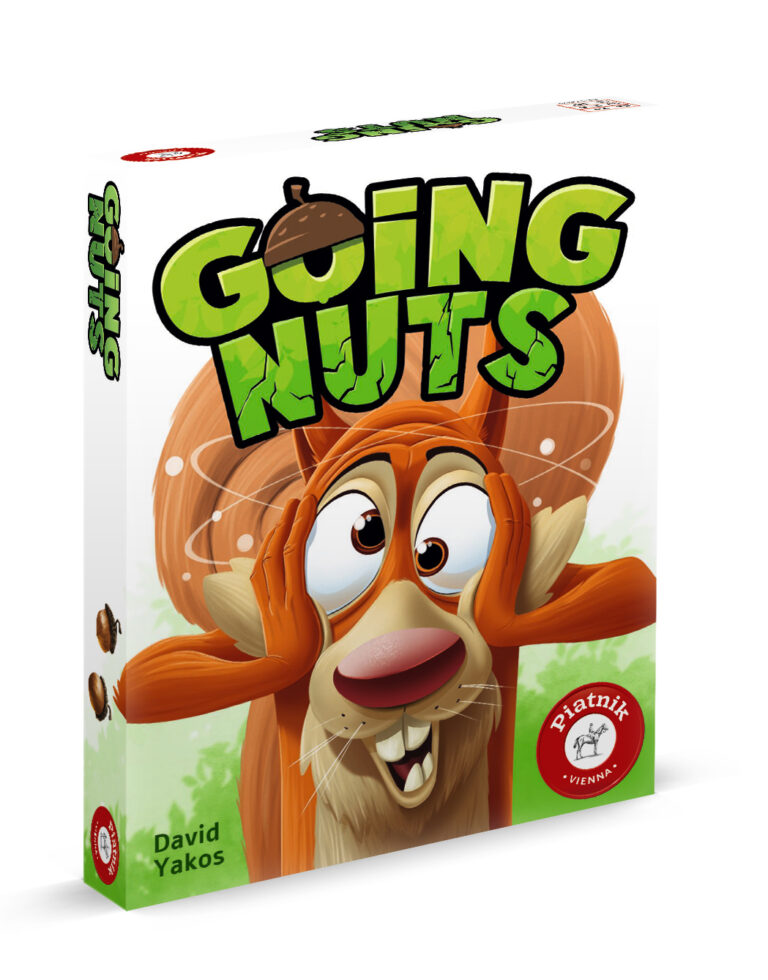 „Going Nuts“: Rasantes Kartenspiel mit verrückten Eichhörnchen