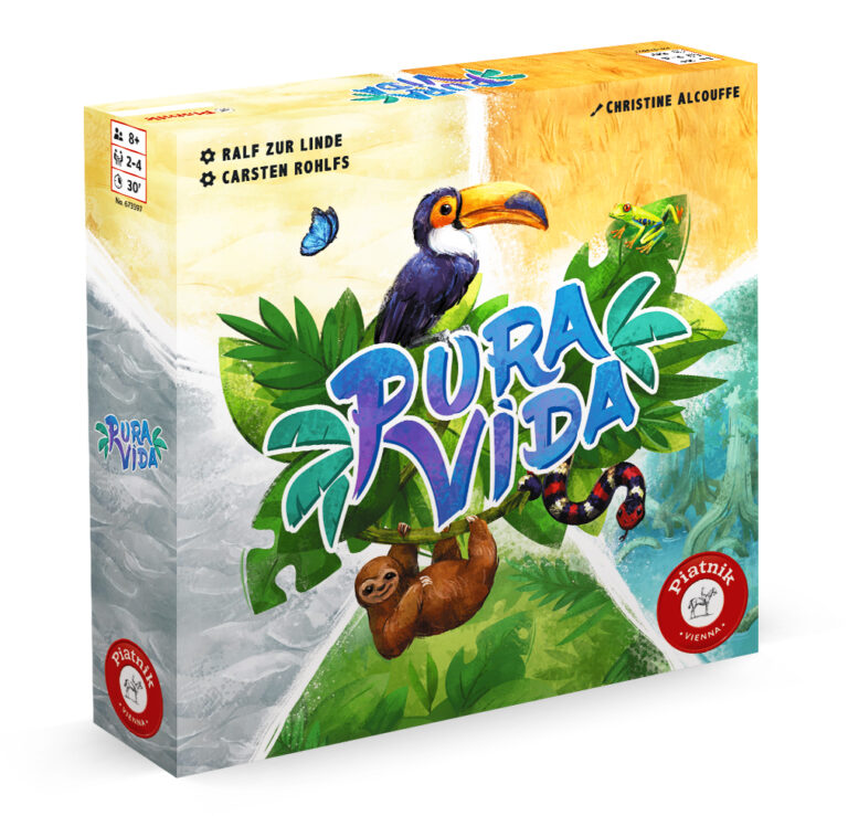 Neu: Pura Vida – Kniffliges Plättchen-Legespiel für die ganze Familie