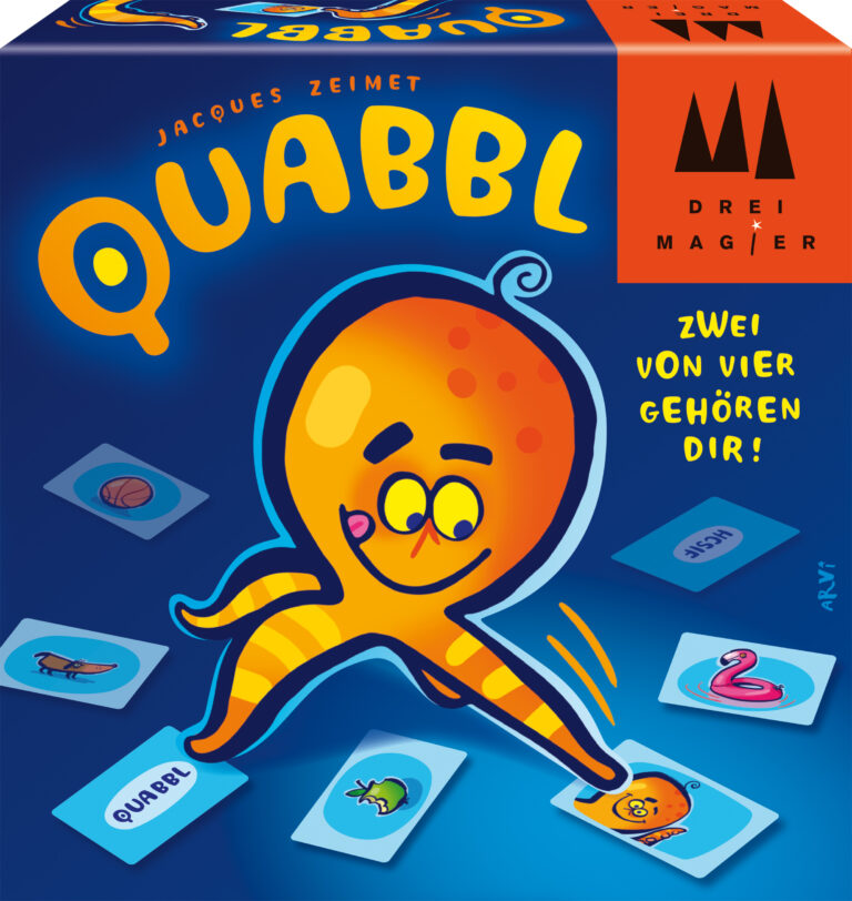 „Quabbl“: schnelles Kartensuchspiel von Drei Magier