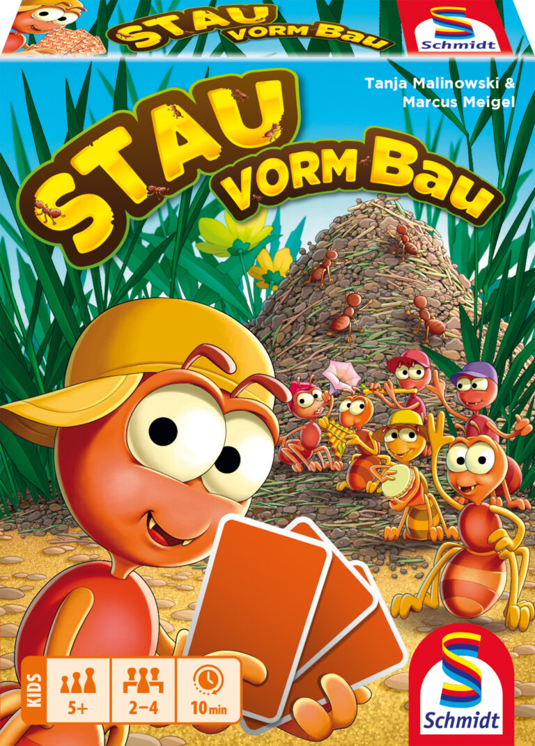 „Stau vorm Bau“: Neues, schnelles Kinderkartenspiel von Schmidt Spiele®